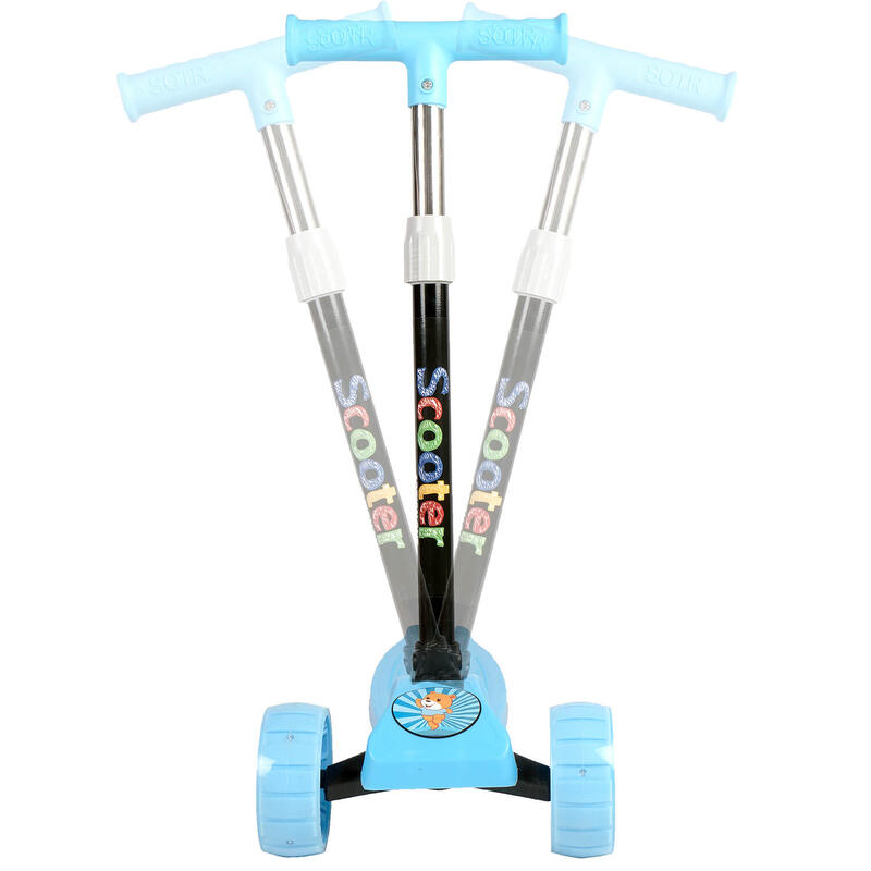 Balance Big Wheels gyermek roller, széles és fényes kerekekkel, kék színű