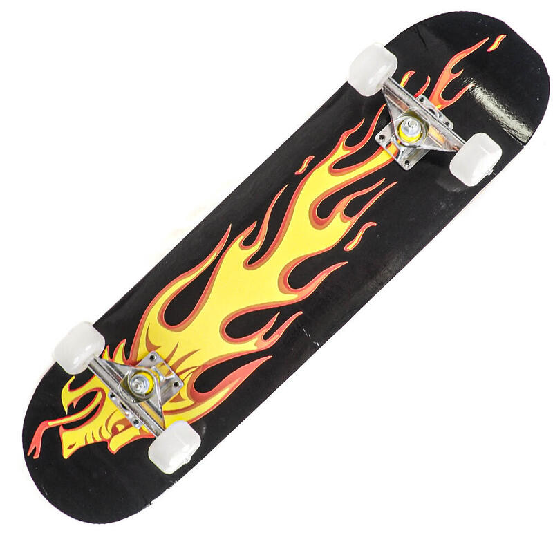 Skateboard ABEC-7, Aluminiu, 79 x 20 cm, multicolor, Fire Dragon