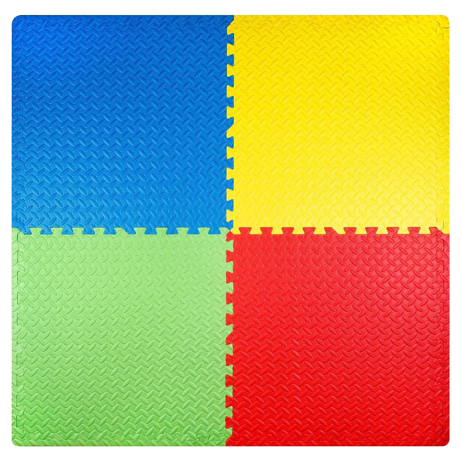 Saltea Puzzle  4 piese 120x120 cm 3/4
