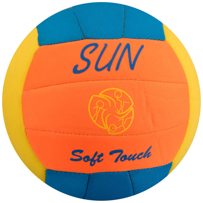 Minge Beach Volley Neopren, NO-SPLASH, no.5 Official Size, Sun portocalie