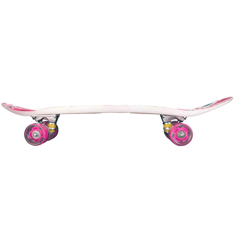Skateboard Portabil, PU, ABEC-7, Aluminium truck, Pink