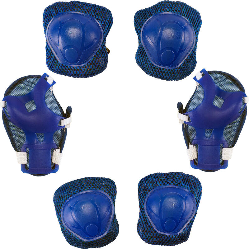 Ciel roller szett sisakkal és hátizsákvédővel, M-es méret (35-38), kék