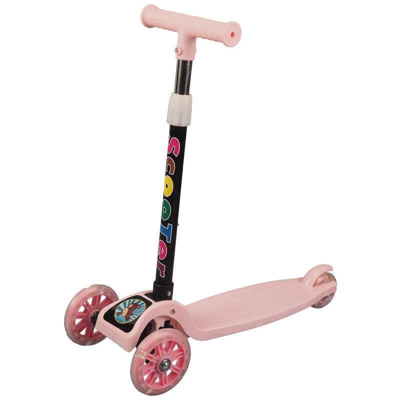 Balance állítható roller könnyű kerekekkel, rózsaszín