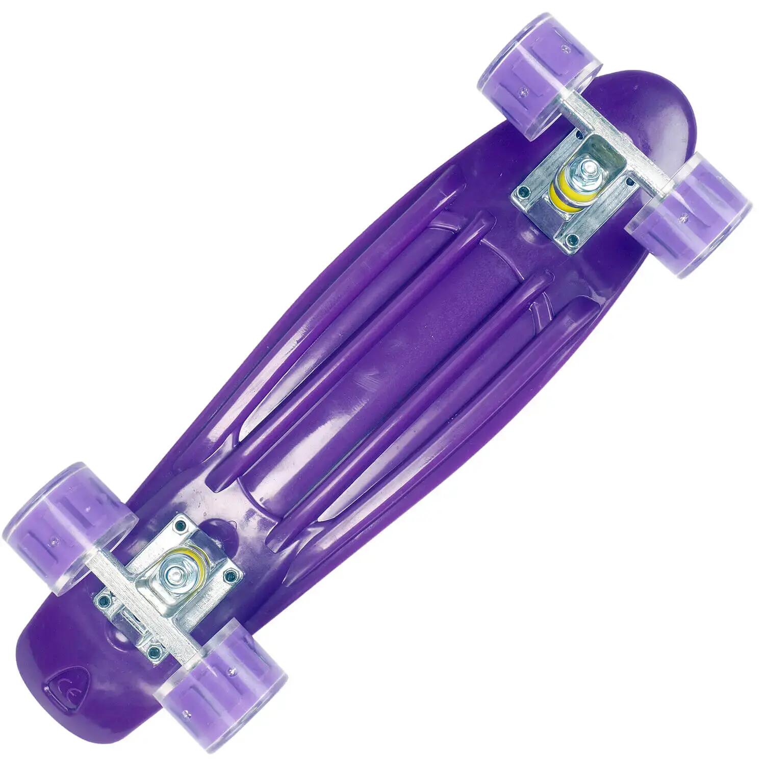 Penny Board cu roti luminoase 22'', PU, Aluminium truck, 90 KG Redemption 3/4
