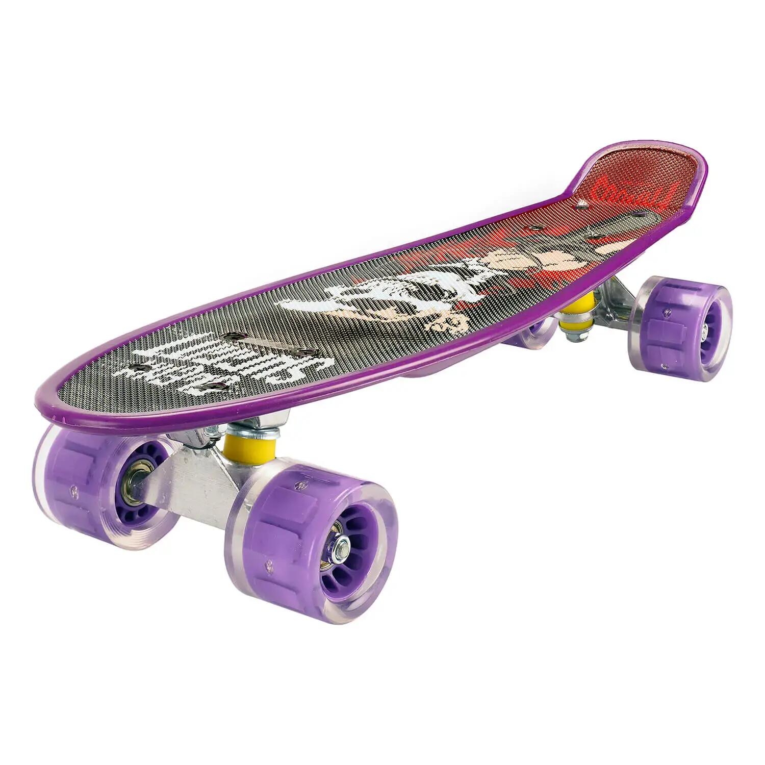 Penny Board cu roti luminoase 22'', PU, Aluminium truck, 90 KG Redemption 2/4