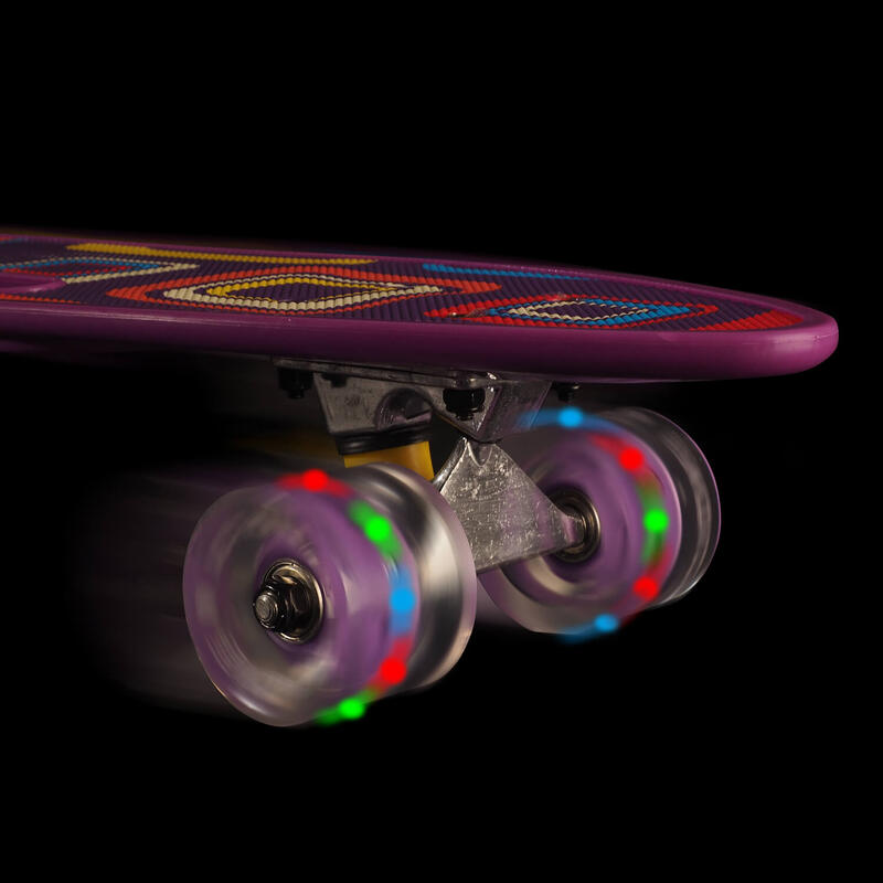 Penny board Hordozható ABEC-7, PU, alumínium, Geometrical