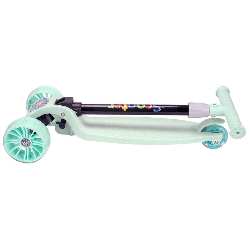 Balance Big Wheels gyerek roller, széles és fényes kerekekkel, zöld színű