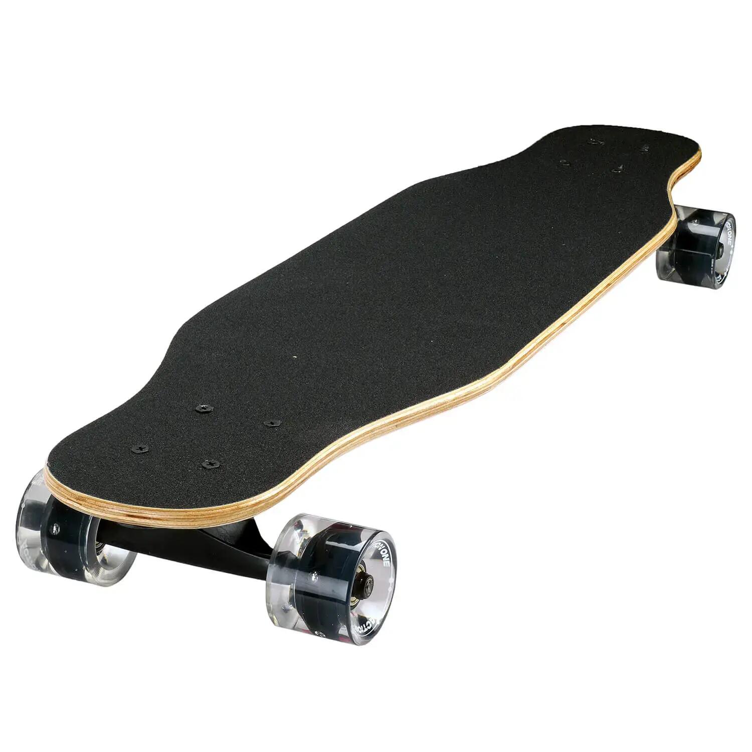 Longboard Half Face, roti luminoase, ABEC-7, PU, Aluminiu, 100 kg, 80 x 20 cm 4/5