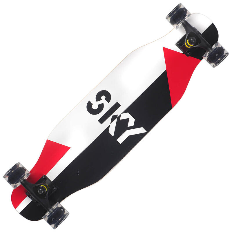 Longboard Action One, 80 x 20 cm, fekete, Sky