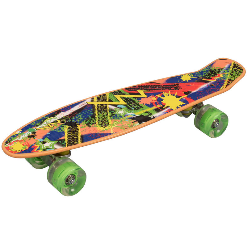 Penny Board könnyű kerekekkel, 56 cm, PU, Alumínium, Splash