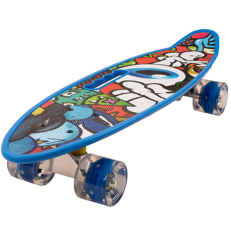 Penny board Portabil ABEC-7, PU, Aluminiu, Rocketman