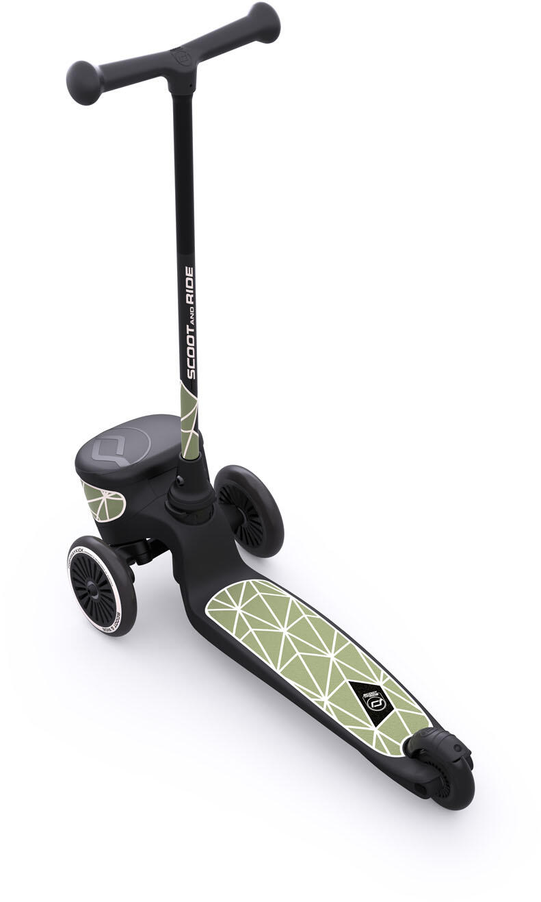 Scooter Mini Scooter  Highwaykick 2 Lifestyle  Green Lines 3/4