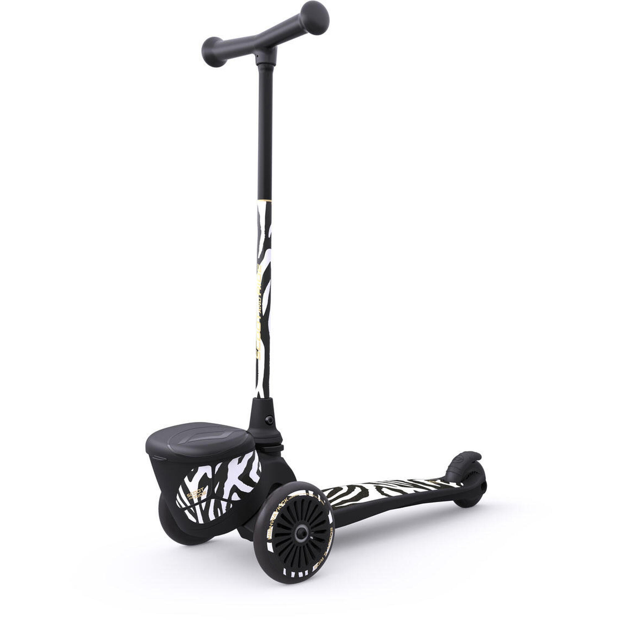 Scoot And Ride - Scoot And Ride Mini Trougetinette | Highwaykick 2 Lifestyle | Zebra - Trottinette - Blanc|incolore - Taille Unique - Decathlon
