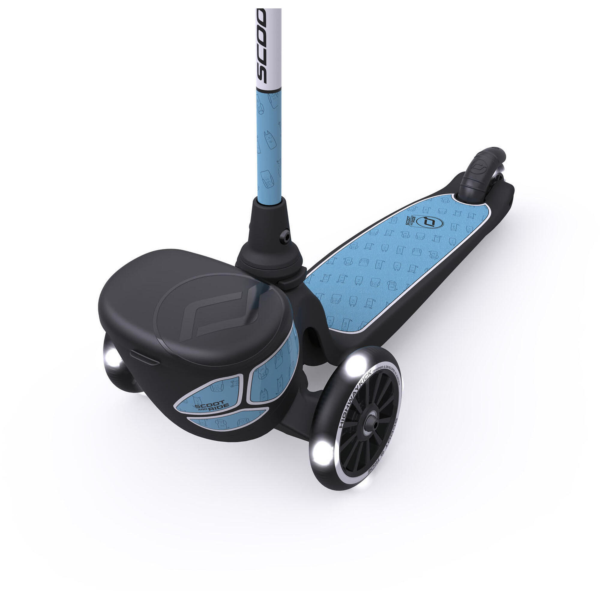 Mini t Scooter Highwaykick 2 Lifestyle riflettente in acciaio