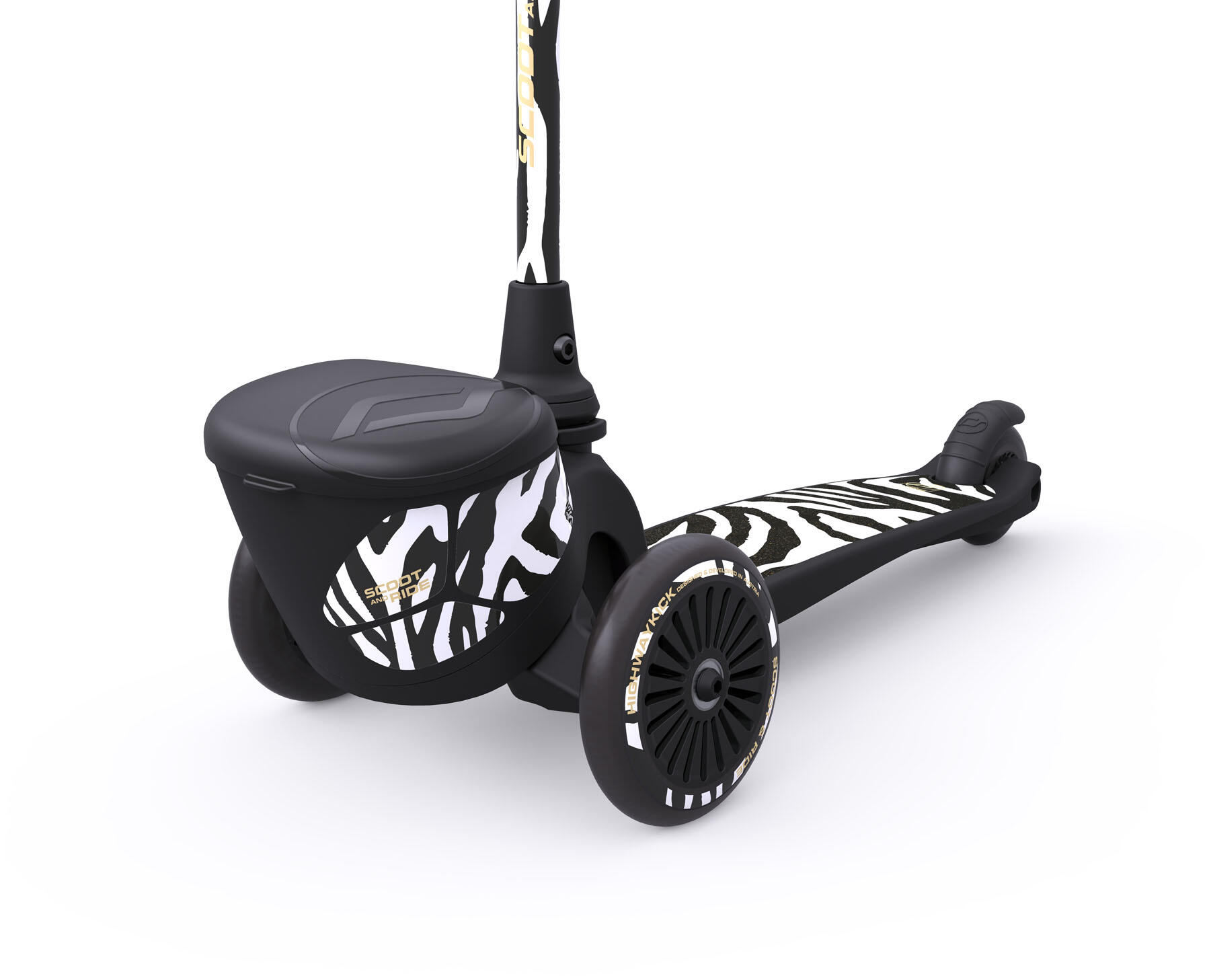 Trottinette Mini tRougetinette  Highwaykick 2 Lifestyle  Zebra 4/5