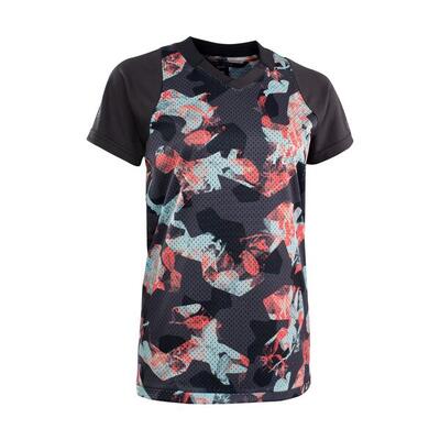 Bike tee scrub ss vrouwen - zwart