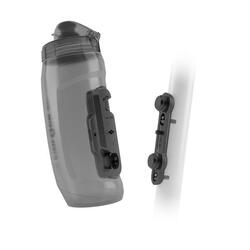 TWIST Bottle 590 + Bike Base Set - transparent noir