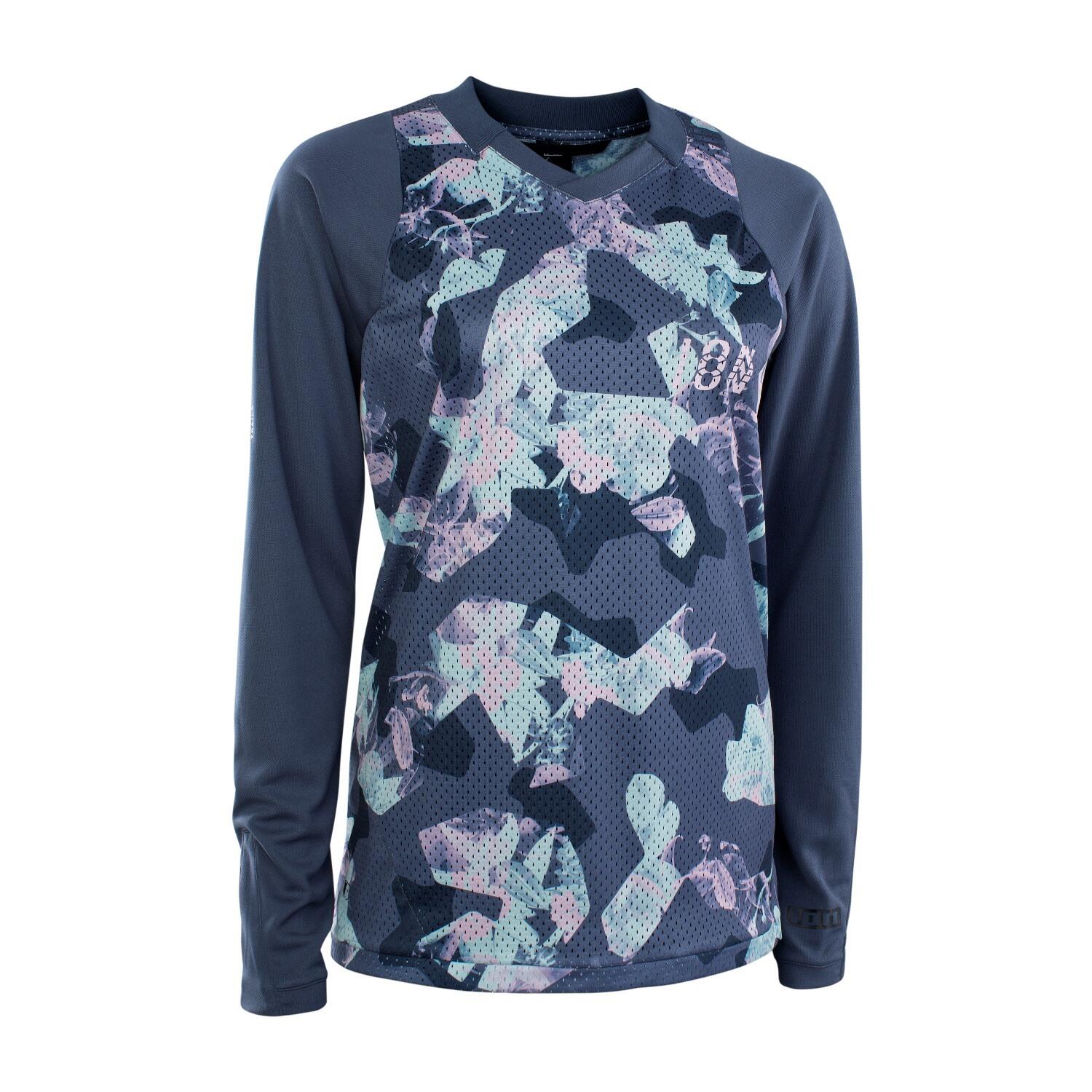 ION Bike Tee Scrub LS dames - indigo dawn