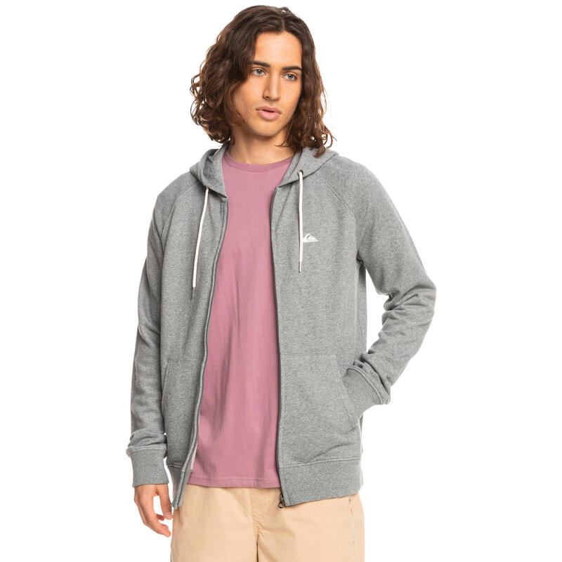 QUIKSILVER Pull  -  Hommes  -  ESSENTIALS ZIP RAGLAN