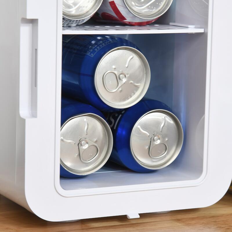 Mini frigorífico 4L nevera eléctrica 25,8x20,5x26,3cm blanco | Decathlon