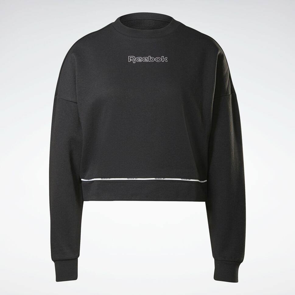 Bluza Reebok Piping Crewneck, Kobiety