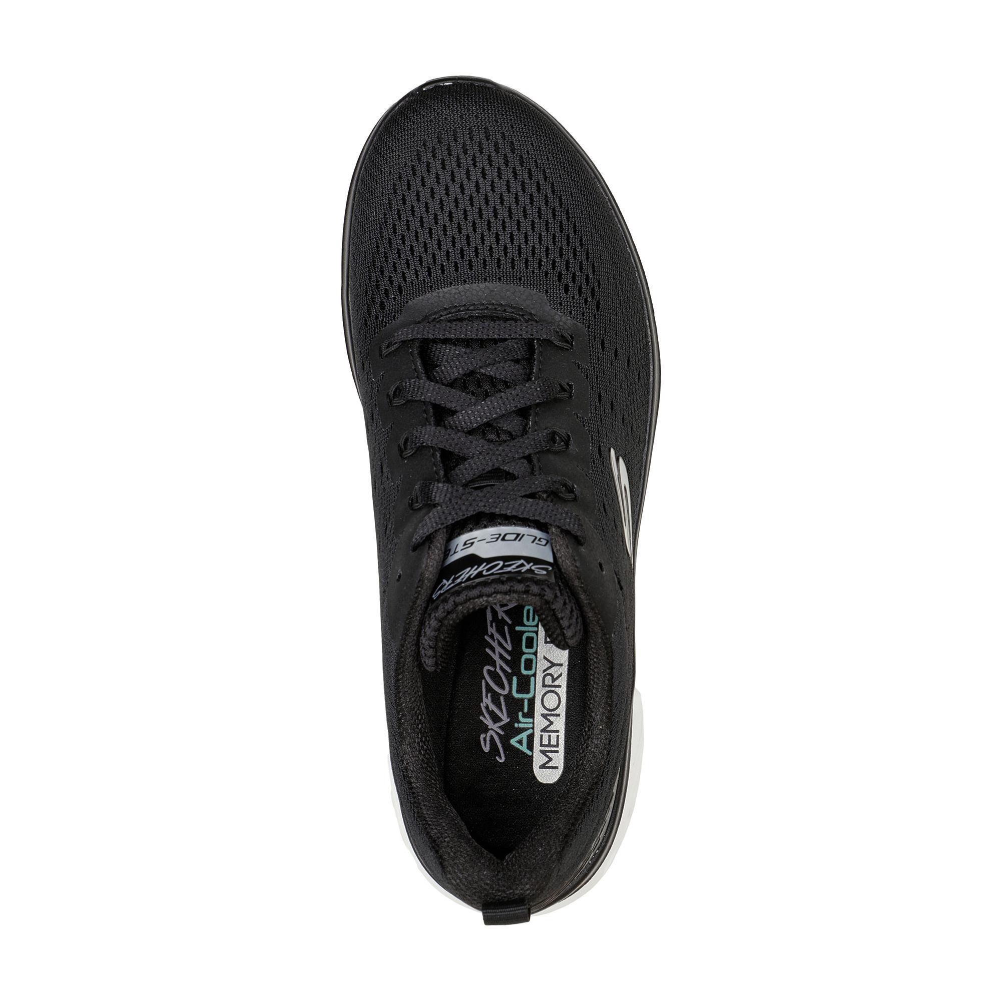 Zapatillas caminar Mujer Skechers Glide Step Sport negro 3/4