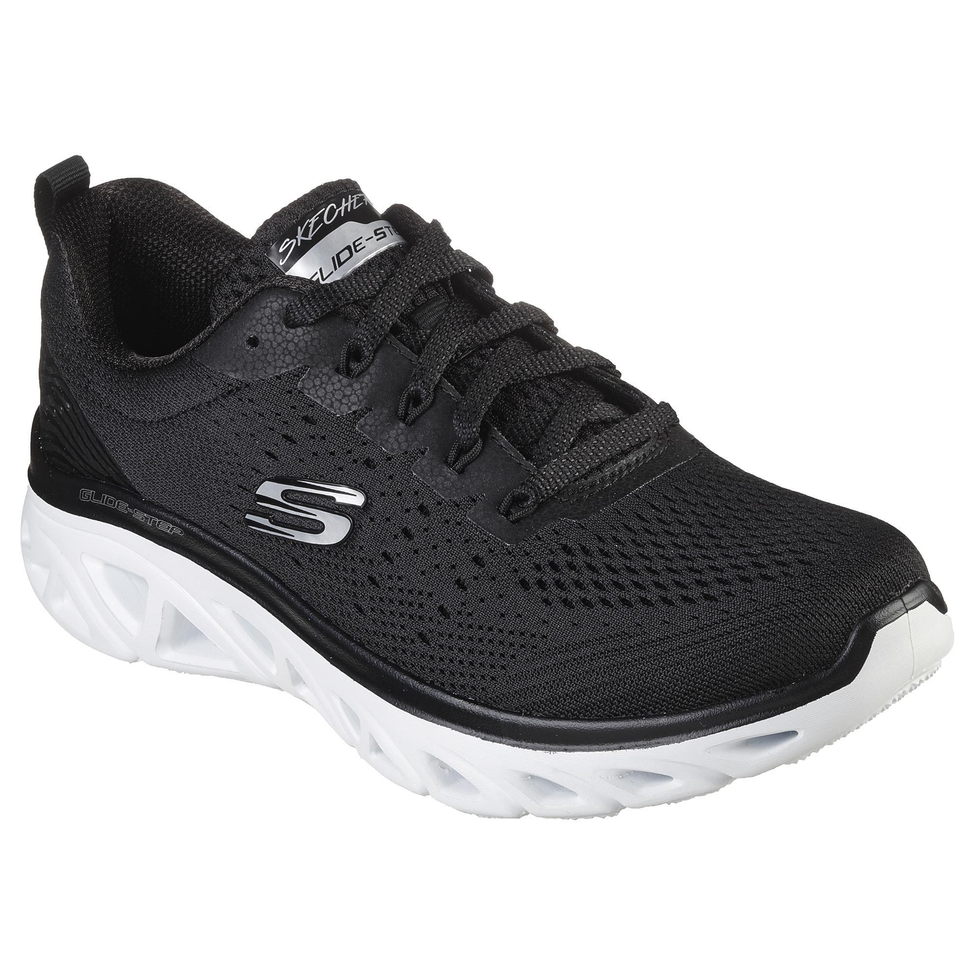Zapatillas caminar Mujer Skechers Glide Step Sport negro 2/4