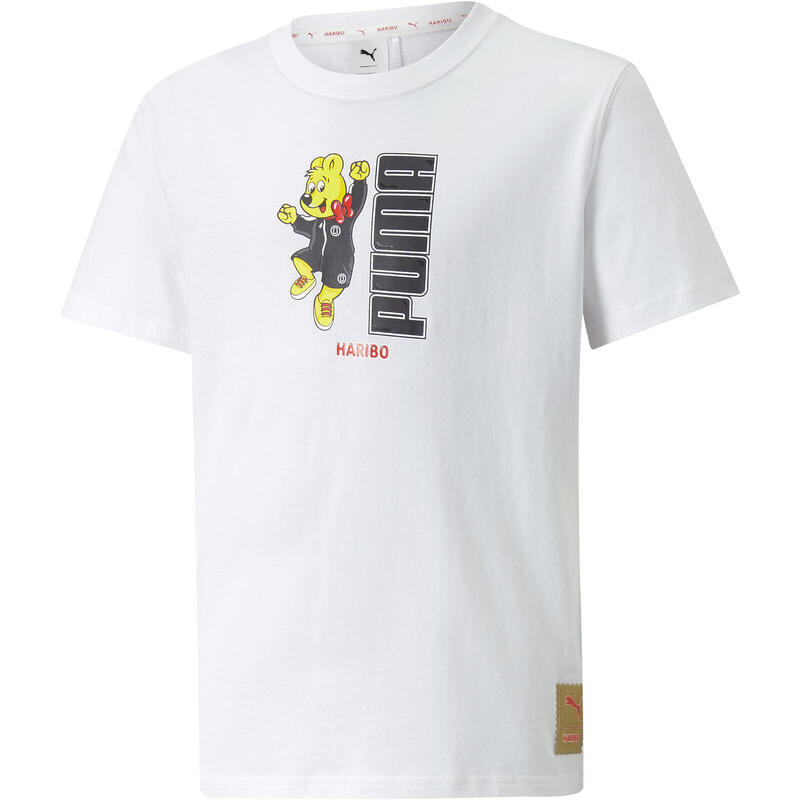 Camiseta de manga corta Puma Haribo Graphic, Blanco, Niños