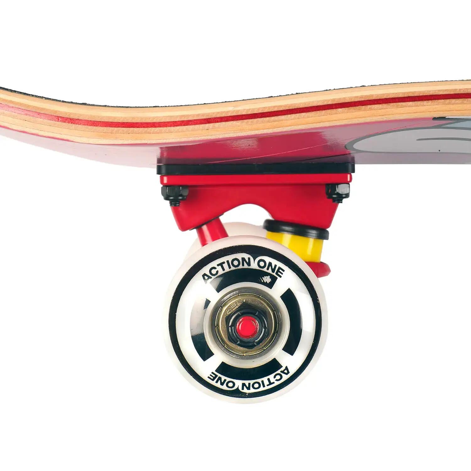 Skateboard ABEC-7, Aluminiu, 80 x 20 cm, roz, Girly Unicorn 2/5