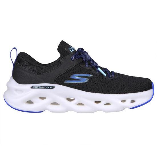 Zapatillas caminar Mujer Skechers GO run Swirl Tech negro