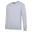 "Club Leisure" Sweatshirt für Damen Grau meliert/Weiß