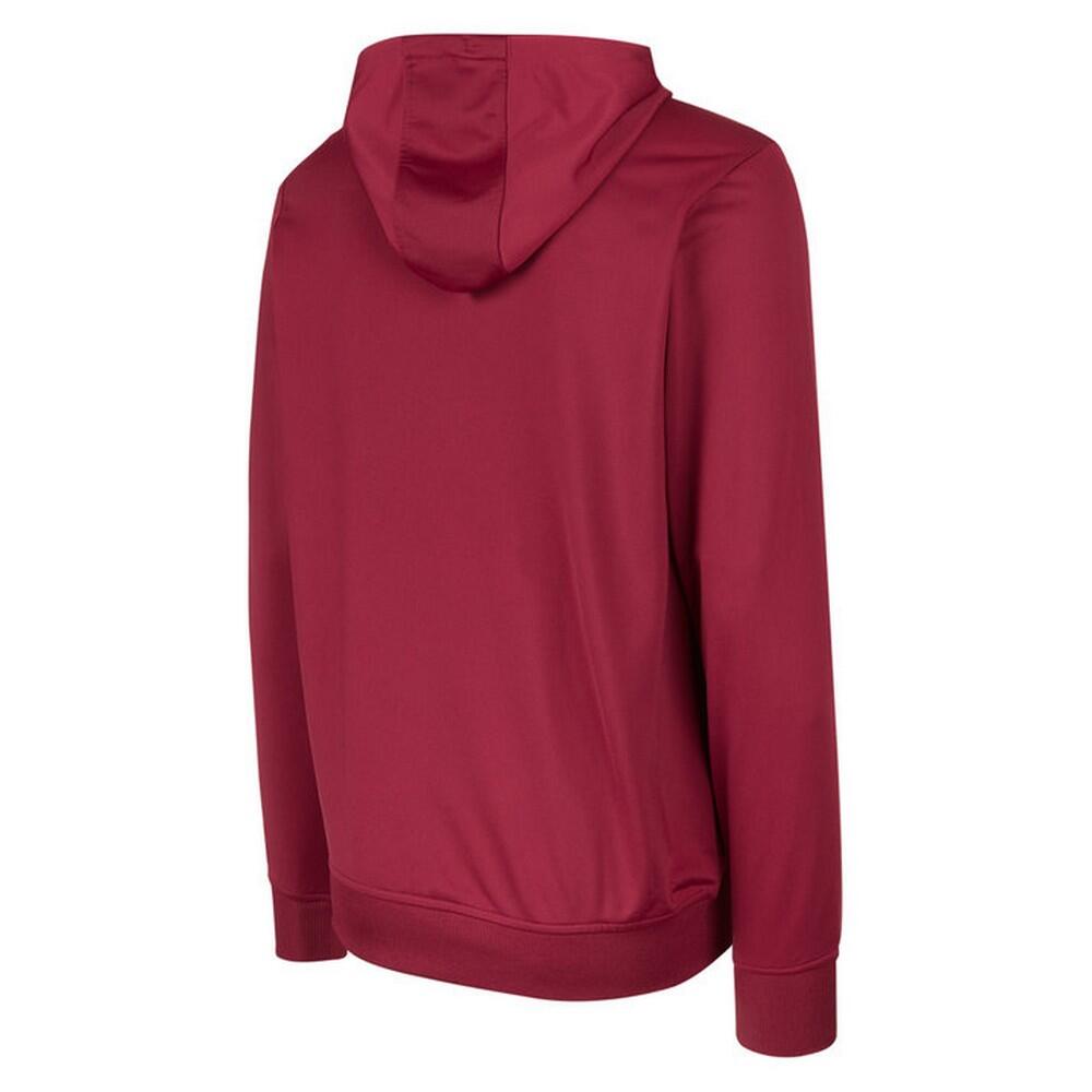 Mens Club Essential Polyester Hoodie (New Claret) 2/3