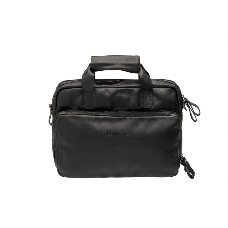 FietstasCali 17 liter 40 x 15 x 31 cm - gemaakt van luxe leder