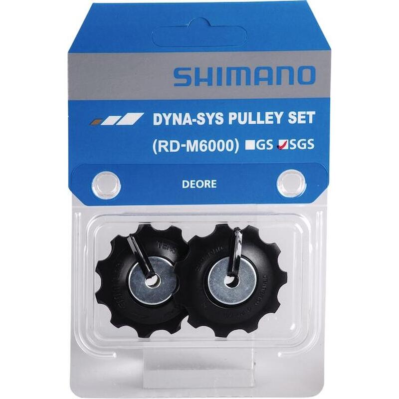 Juego de 2 poleas de cambio de bicicleta Shimano Deore M6000 SGS