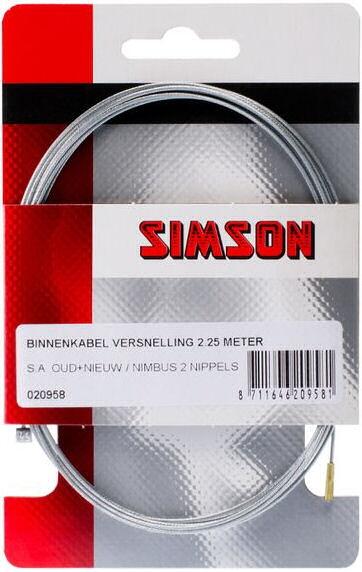 Simson Innenkabel für Gazelle S.A. – 2,25 Meter verzinkt 2/5