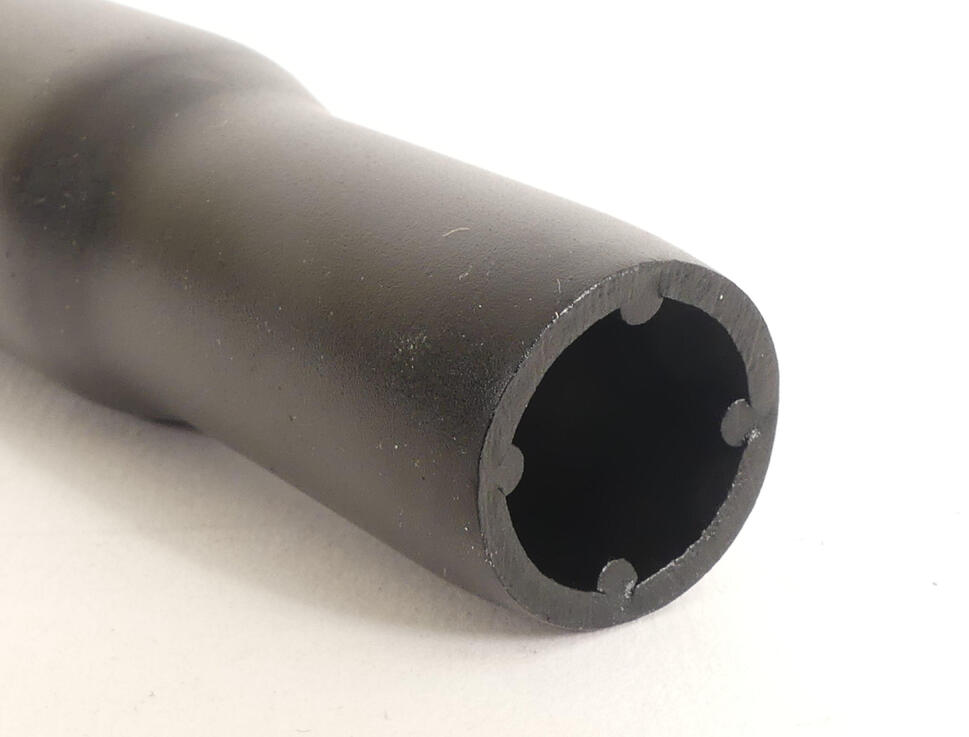 Świeca Na Sztycę Siodełka Ø25,4 Mm / 300 Mm Aluminium - Czarny Mat