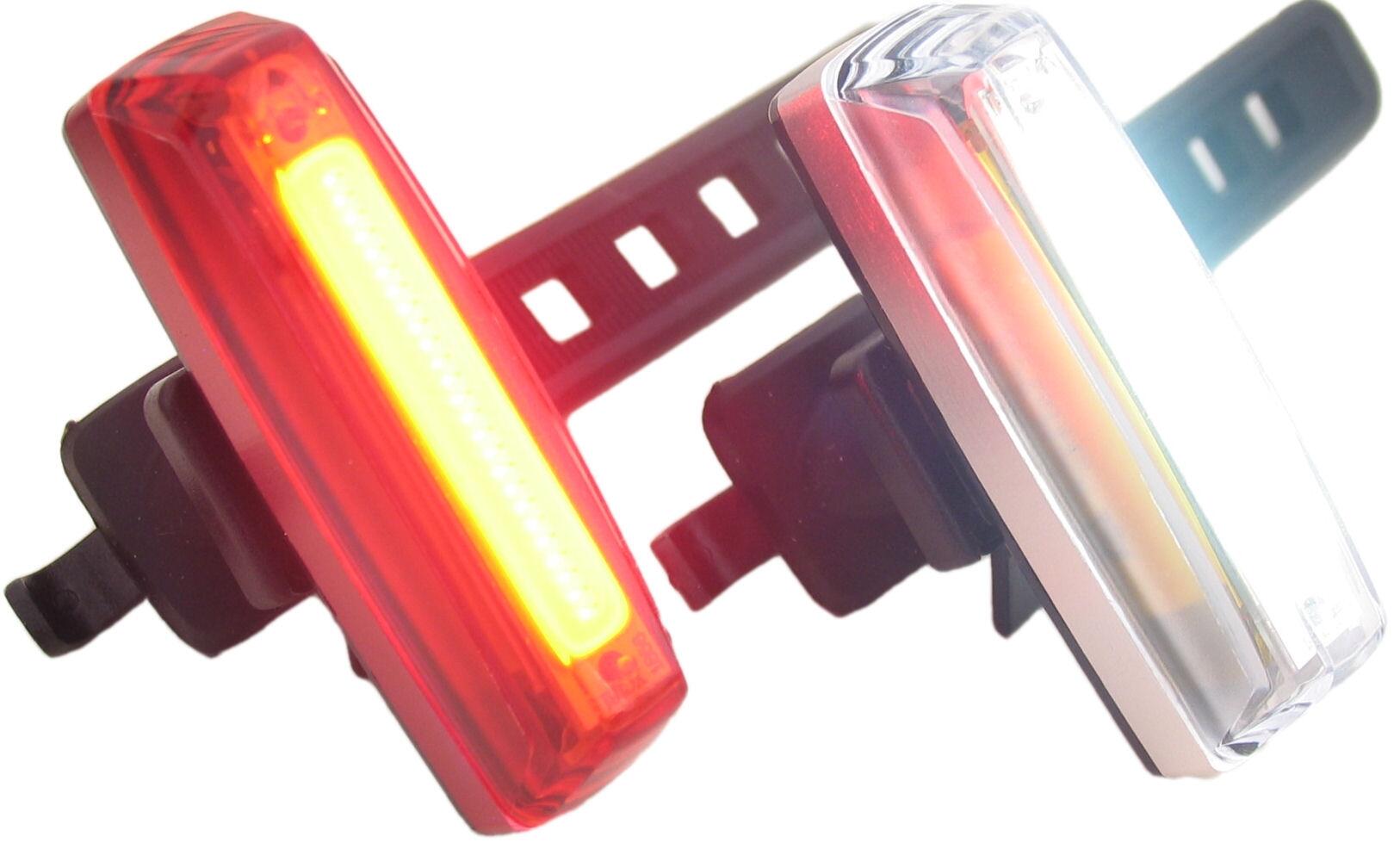 Set luci bici Edge Monorail ricaricabile USB (anteriore + posteriore) 4/4