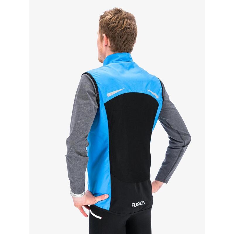 Fusion Mens S1 Vest Herren Laufweste winddicht wassserabweisend atmungsaktiv