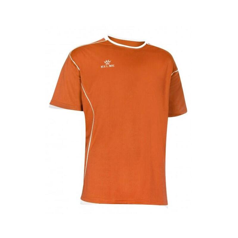Camiseta Manga Corta Kelme Camiseta Mundial Unisexisex Kids En Color Naranj
