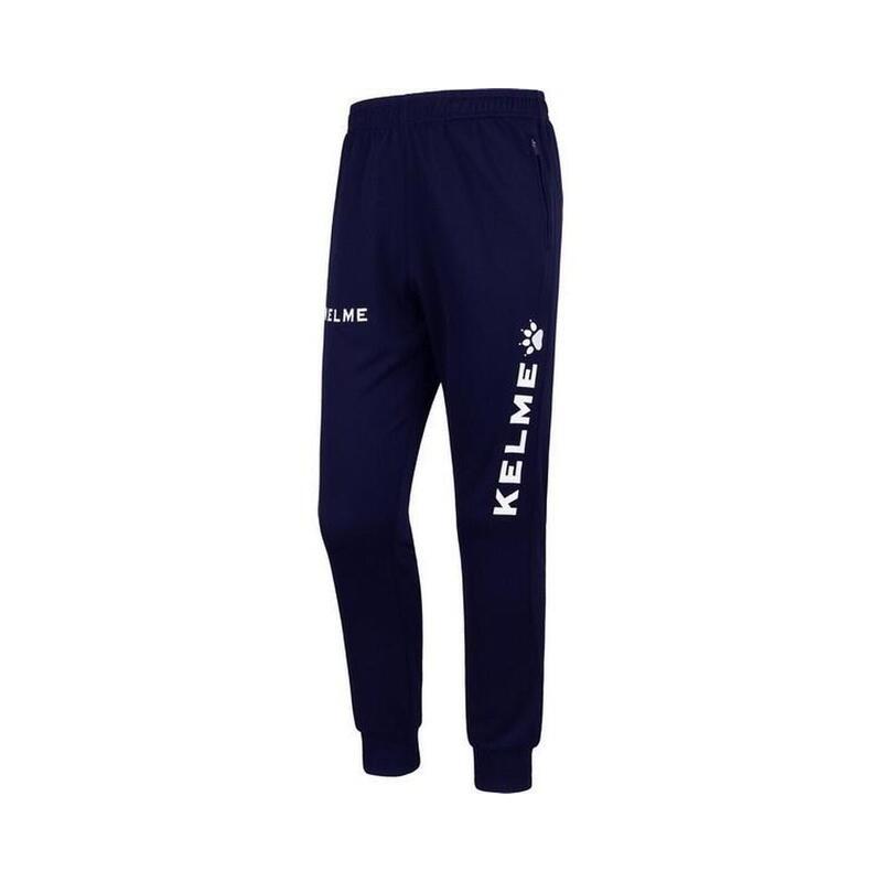 Pantalón Largo Unisex Kelme Global Color Negro Y Lima
