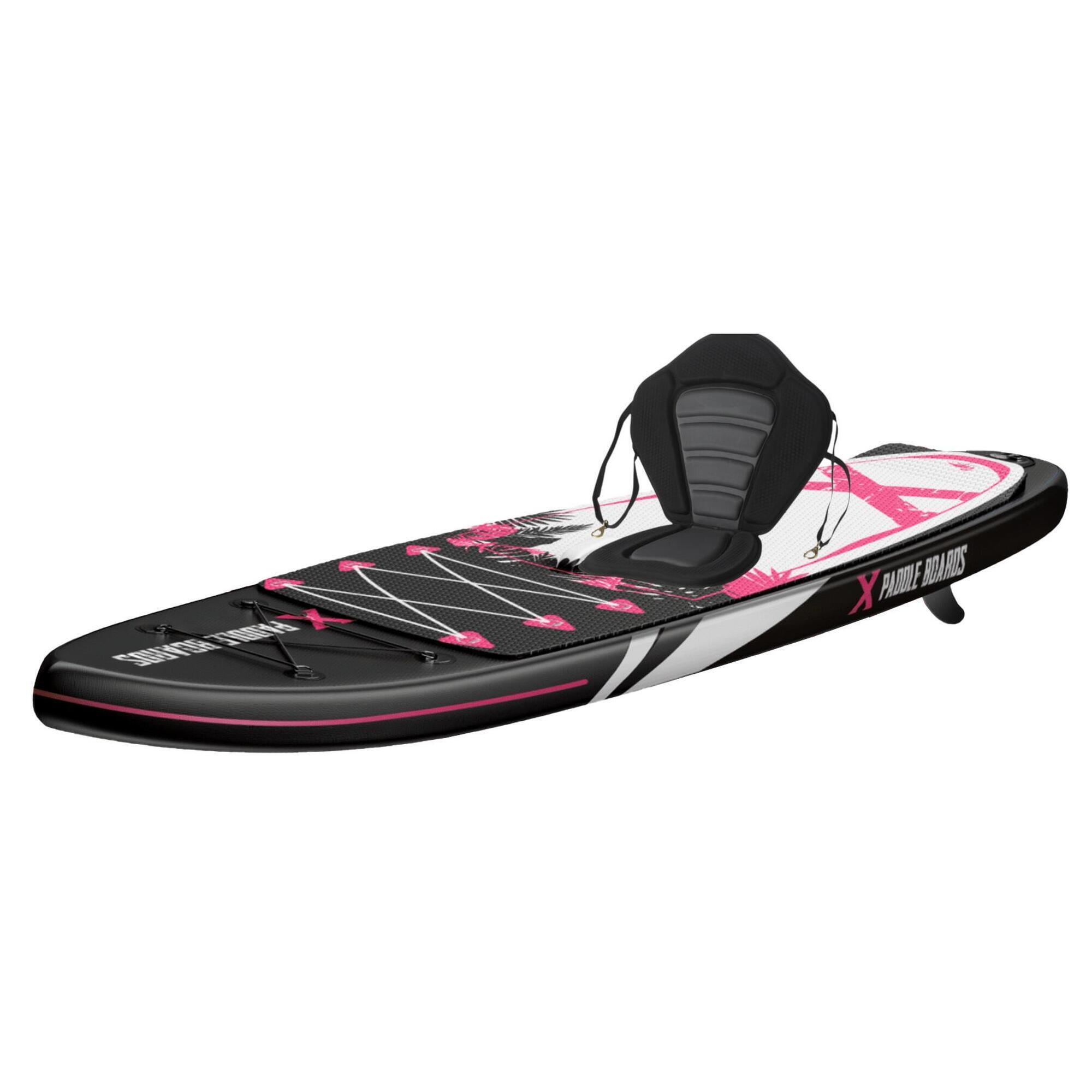 X PADDLE BOARDS Paddleboard X-Flamingo Komplettpaket Option Kajak