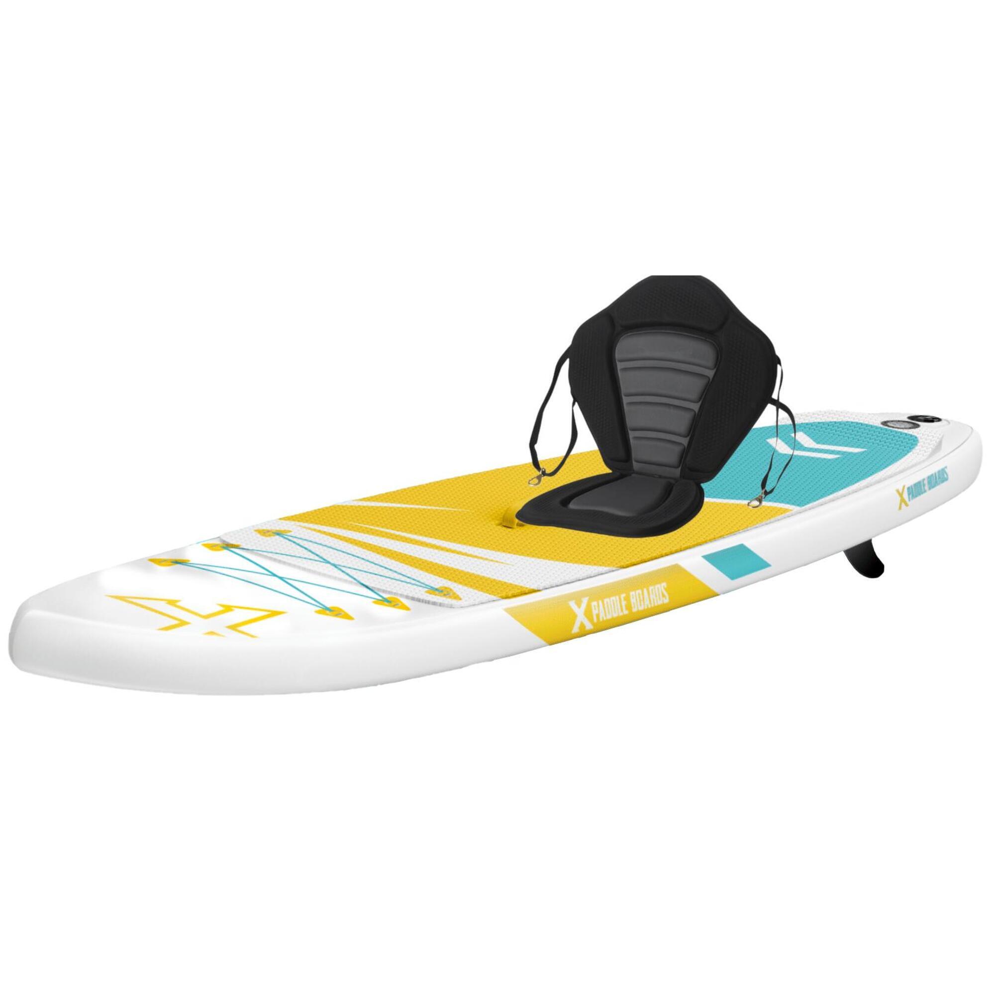 Inflatable Paddle Convertible Kayak X-paddleboards X3 complete pack