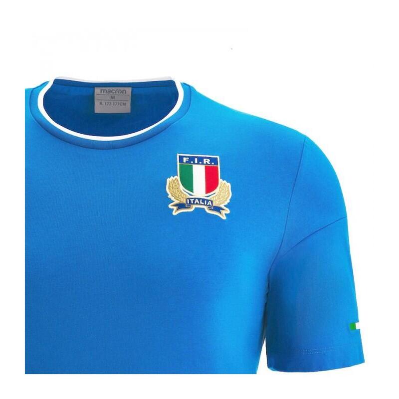 T-SHIRT VOYAGE JOUEUR RUGBY ITALIE - MACRON