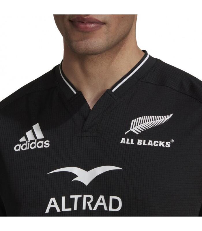 adidas New Zealand All Blacks Mens Home Rugby Shirt HG7296 Black 2/5