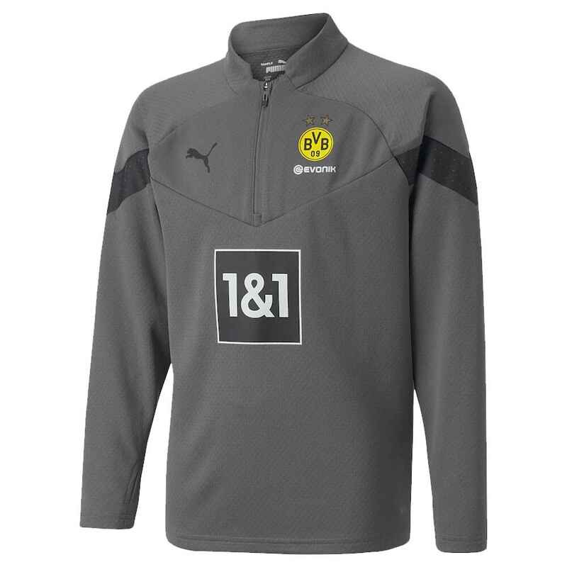 Trainingssweatshirt Kind 1/4 Reißverschluss Borussia Dortmund 2022/23 Media 1