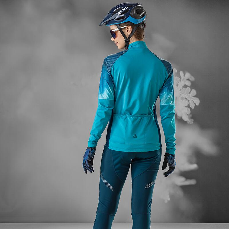 Maillot Cyclisme Manches Longues W Bike L/S Jersey Vapor Femme - Bleu 4/5