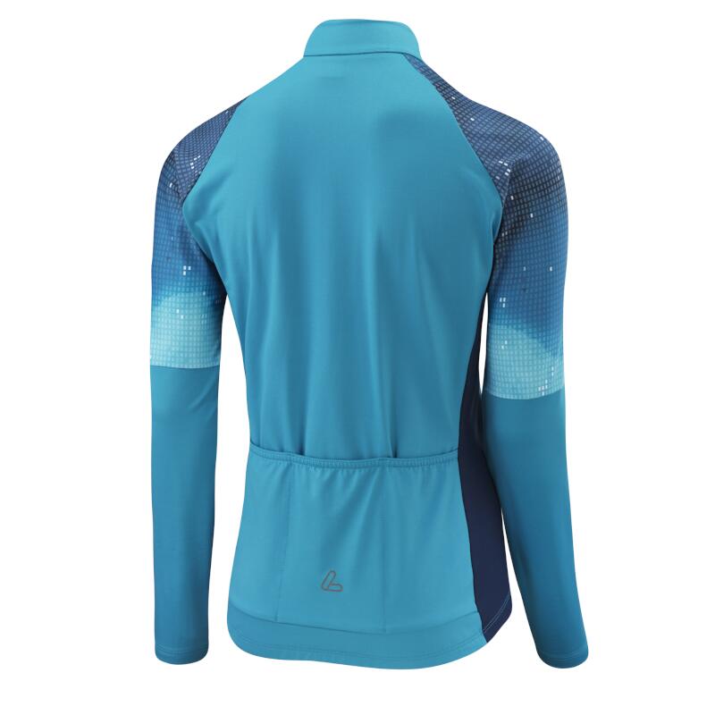 Wielrenshirt lange mouwen W Bike L/S Jersey Vapor dames - Blauw