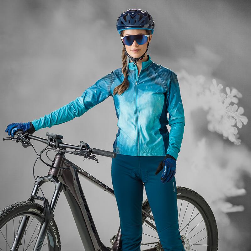 Maillot Cyclisme Manches Longues W Bike L/S Jersey Vapor Femme - Bleu 5/5
