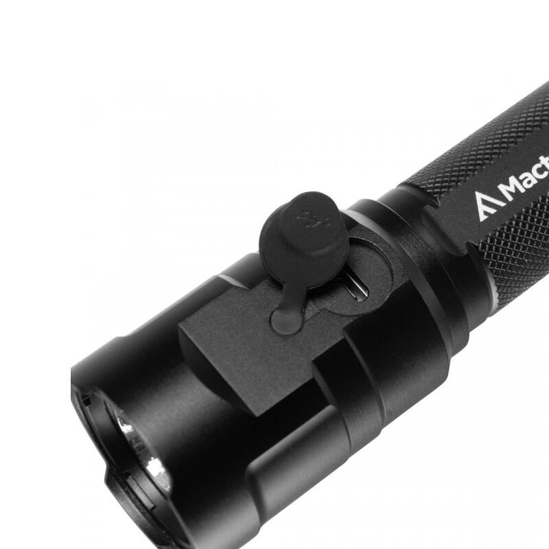 Zaklamp Tracer UV Tactical LED - 1000 lumen - Zwart