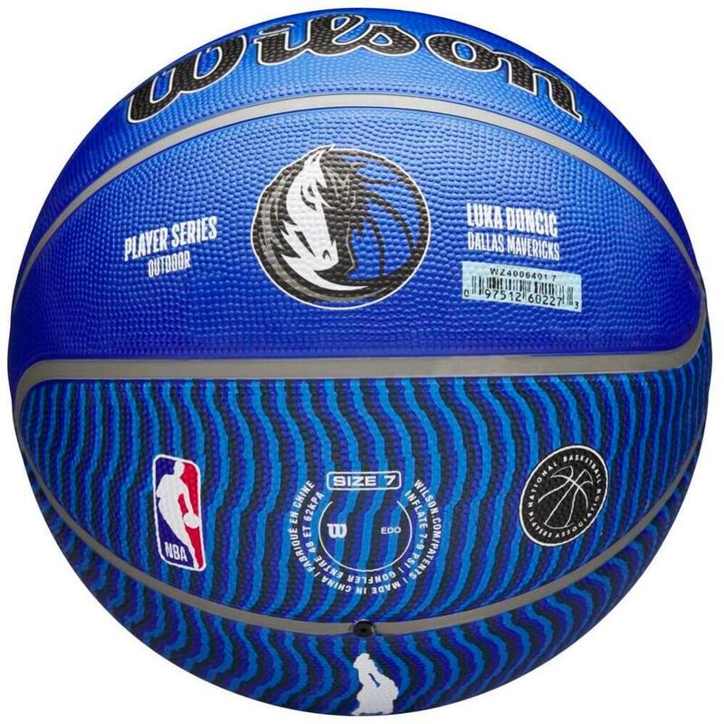 Bola de basquetebol para exterior Wilson NBA Player Icon Luka Doncic tamanho 7